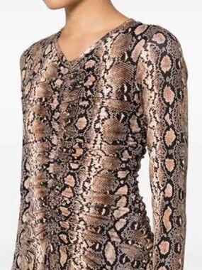 Bailey 44 Snake Print Long Sleeve Top